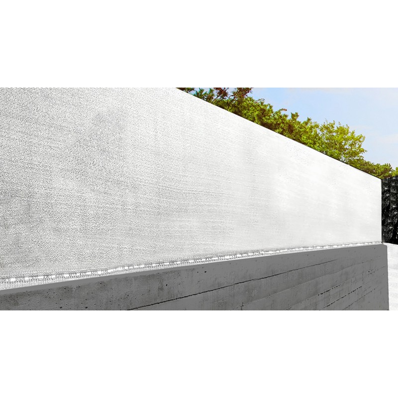 MALLA OCULTACIÓN 230gr.PREMIUM BLANCO 1x5 M            (FAB. EUROPA)