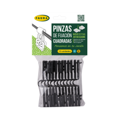 BLISTER PINZAS MÁXIMA FIJACIÓN CUADRADAS: 12 Und.