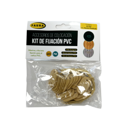BLISTER KIT FIJACIÓN PVC VERDE (26Clips)