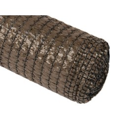MALLA OCULTACIÓN 90gr.EXTRA MARRÓN 1x50 M