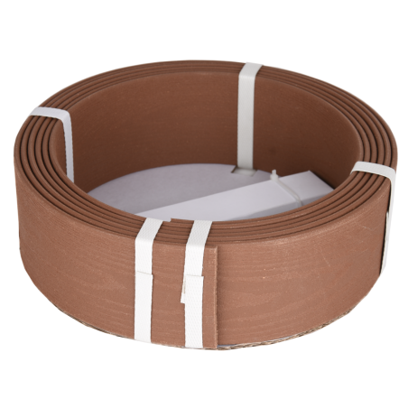 BORDURA COMPOSITE MARRÓN MADERA 0,09x5m