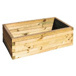 SET 3 PIEZAS MACETEROS RECTANGULAR 40/50/60