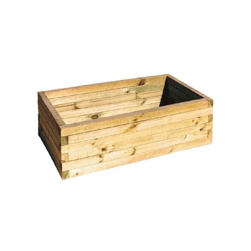 SET 3 PIEZAS MACETEROS RECTANGULAR 40/50/60