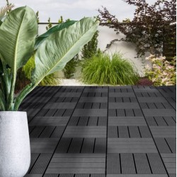 BALDOSA COMPOSITE 30x30x2 cm ANTRACITA