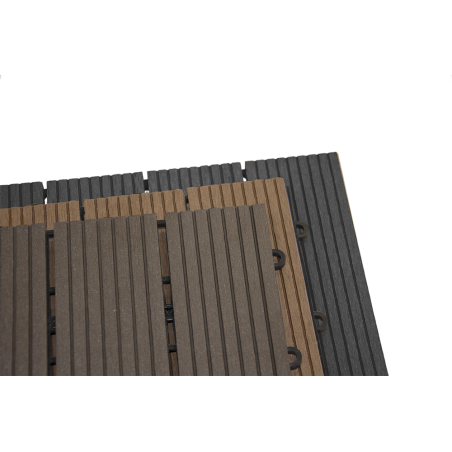 BALDOSA COMPOSITE 30x30x2 cm CHOCOLATE