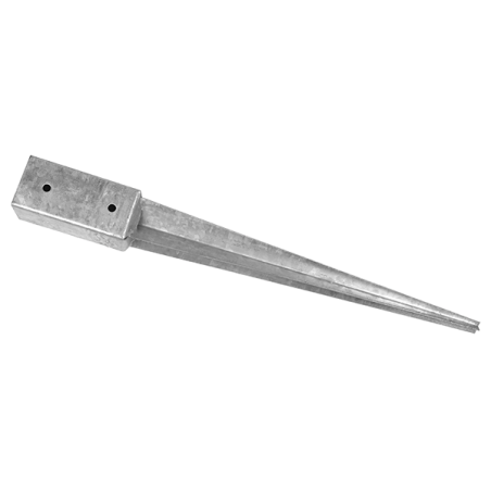 PIQUETA METÁLICA CUADRADA 7x7 cm