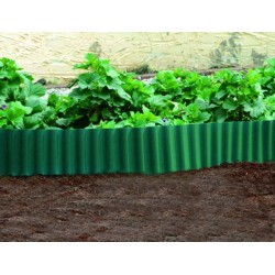 BORDURA ONDULADA (PE 750gr.) 9mx20cm VERDE