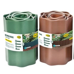 BORDURA ONDULADA (PE 750gr.) 9mx15cm MARRÓN