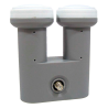 Lnb Single (1 Receptores), Monoblock 6 (Astra 19.2 - Hot Bird 13), 55-68dB, 1,2dB ruido