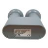 Lnb Single (1 Receptores), Monoblock 6 (Astra 19.2 - Hot Bird 13), 55-68dB, 1,2dB ruido
