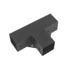 CONECTOR PERGOLA FORMA "T" NEGRO 9X9 CM