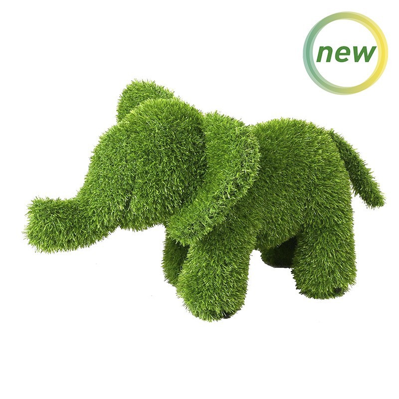 FIGURA CÉSPED ELEFANTE DE PIE 35cm