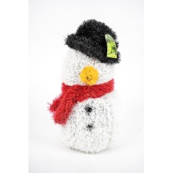 FIGURA CÉSPED MUÑECO NIEVE 45cm