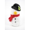 FIGURA CÉSPED MUÑECO NIEVE 45cm
