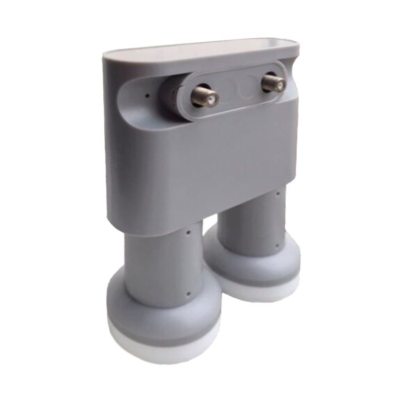 Lnb Twin (2 Receptores), Monoblock 6 (Astra 19.2 - Hot Bird 13), 54-68dB, 1,2dB ruido