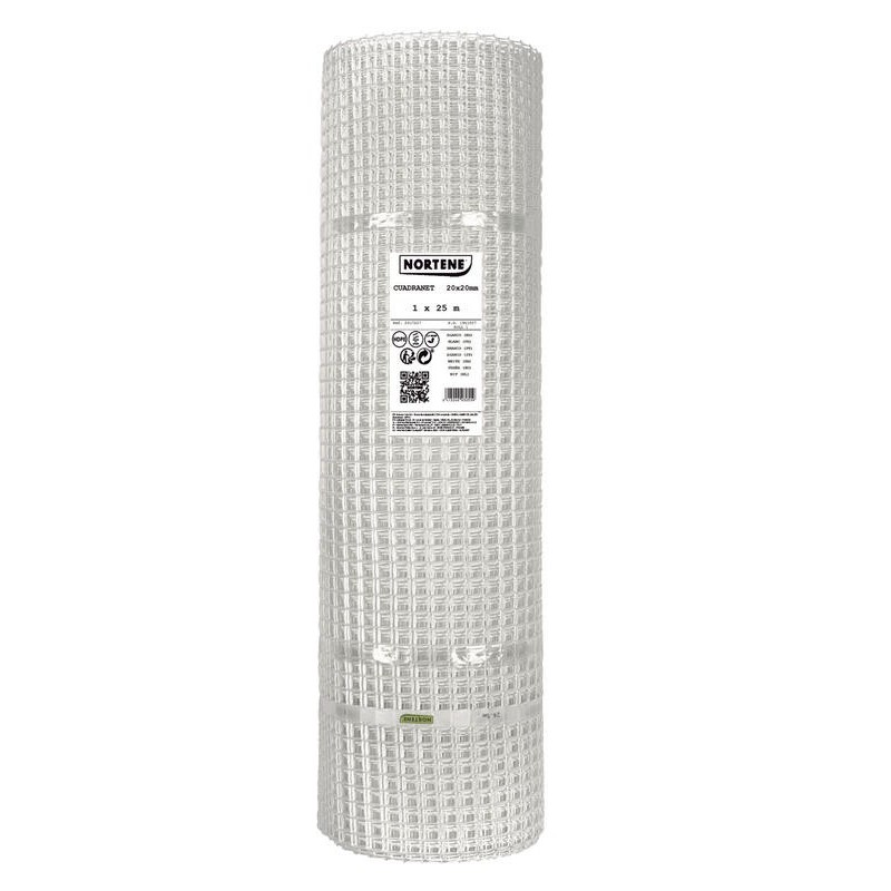 MALLA CUADRANET 300gr 20x20 1x25m BL