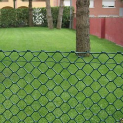 MALLA PLÁSTICA HEXAG. HEXAMAS 1x25m VE