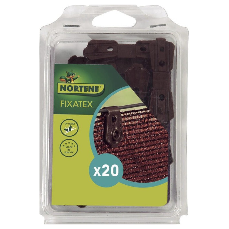 CLIP FIJACIÓN FIXATEX (20) 6,8x2cm MA