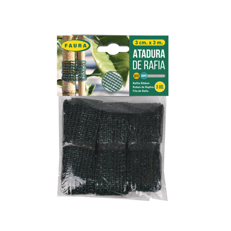 BOLSA 3Und. CINTA RÁFIA 3cm x 3m
