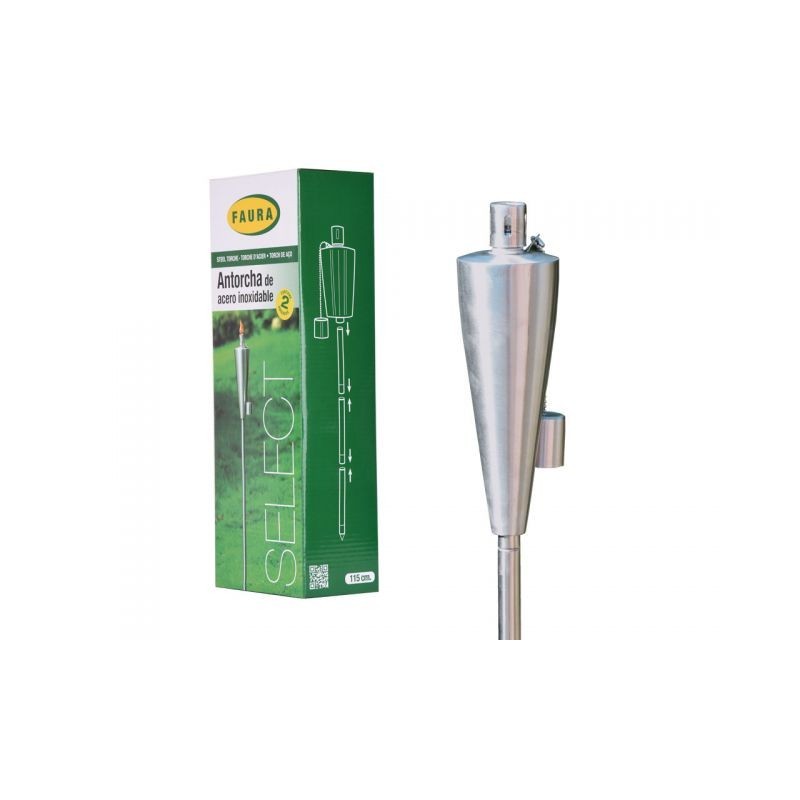 SET. ANTORCHAS ACERO INOX. SELECT 115cm: (2 Und.)