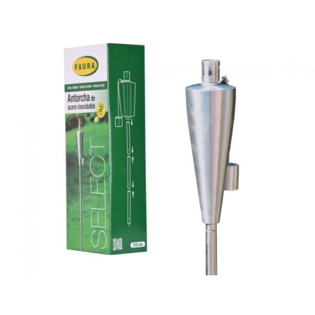SET. ANTORCHAS ACERO INOX. SELECT 115cm: (2 Und.)