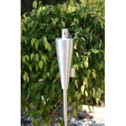 SET. ANTORCHAS ACERO INOX. SELECT 115cm: (2 Und.)