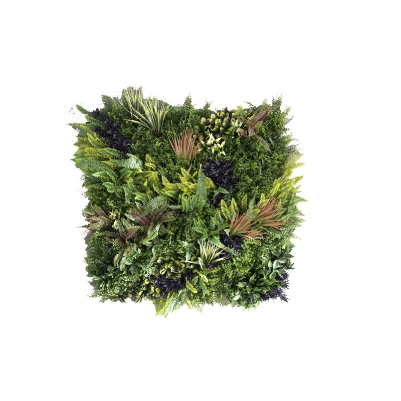 JARDÍN VERTICAL 100x100 cm BORA BORA (C) IGNÍFUGO