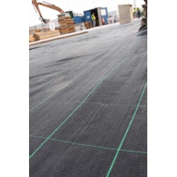 MALLA ANTIHIERBAS 105gr. NEGRA 4x100 M