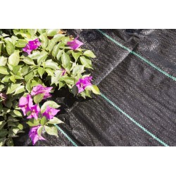 MALLA ANTIHIERBAS 130gr. NEGRA 1x100 M