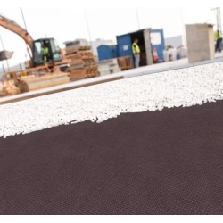 MALLA GEOTEXTIL (PP) 100gr. MARRÓN 1.20x10 M