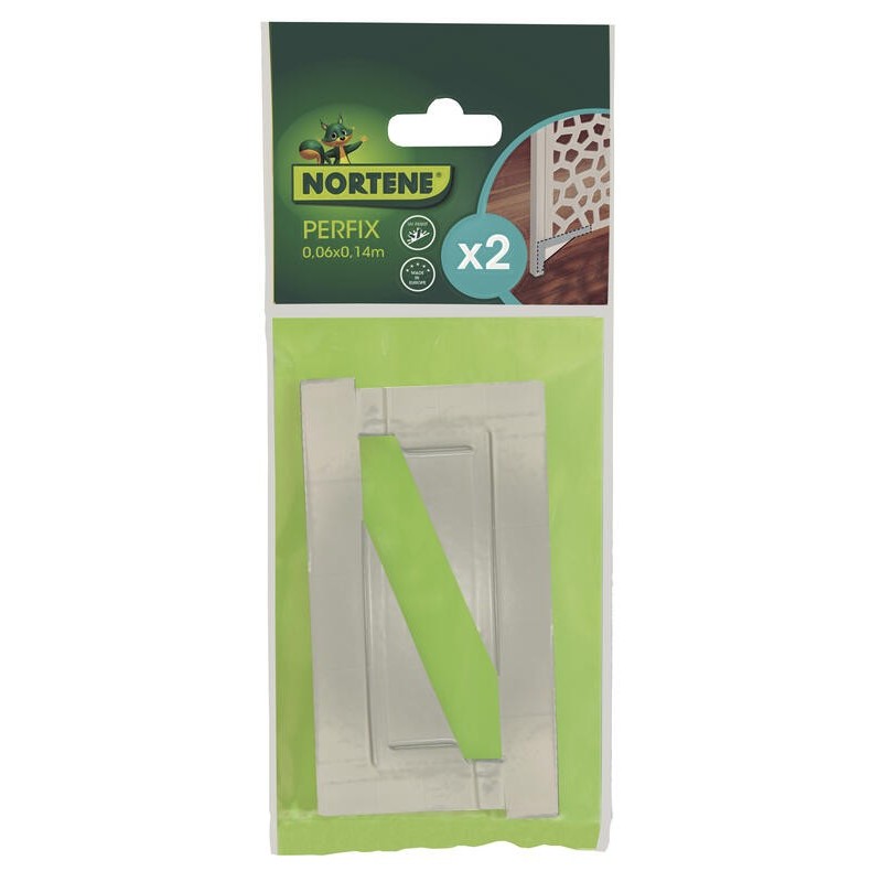 ESCUADRA PERFIX (2) 6x14cm BL