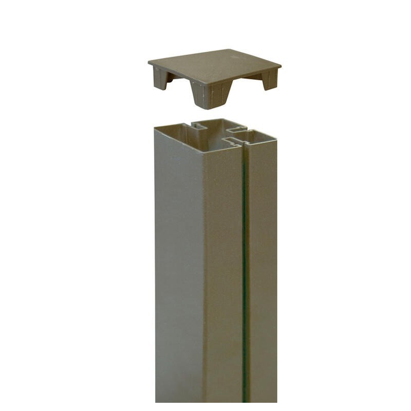 TAPA ALUPOST(2) 2,1x6x6cm OX