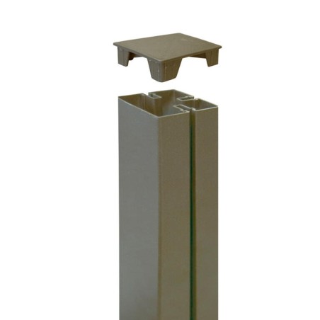 TAPA ALUPOST(2) 2,1x6x6cm OX