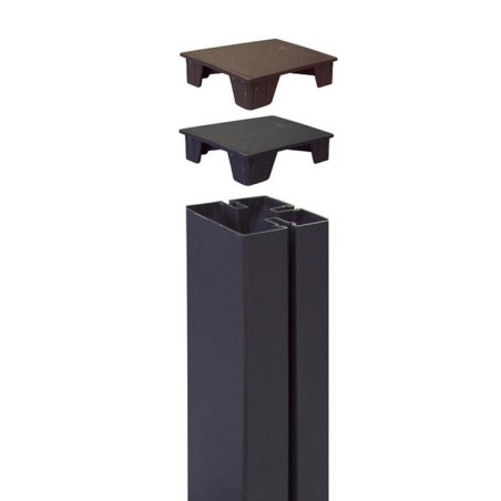 TAPA ALUPOST(2) 2,1x6x6cm AT