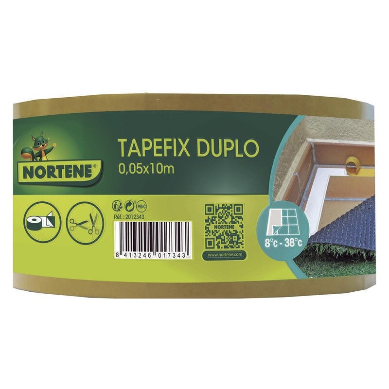 CINTA D/C TAPEFIX DUPLO 0,05x10m AM