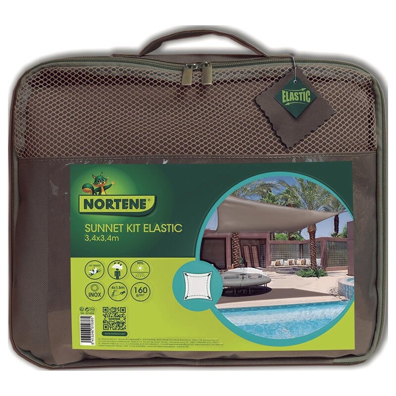 VELA S. SUNNET KIT ELAST. 3,4x3,4m TO