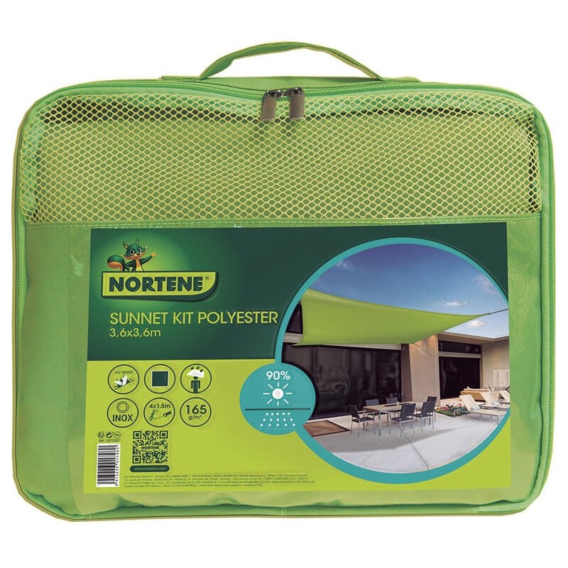 VELA S. SUNNET POLIESTER 3,6x3,6m VL