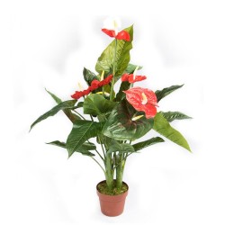 PLANTA ARTIFICIAL ANTURIO 95cm VE
