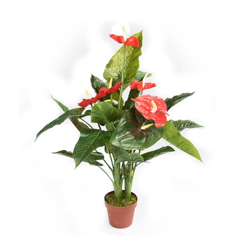 PLANTA ARTIFICIAL ANTURIO 95cm VE