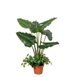 PLANTA ARTIFICIAL TARO 100cm VE