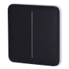 Panel táctil para interruptor Lightcore doble. LightSwitch SoloButton Black. AJAX