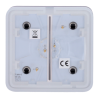 Panel táctil para interruptor Lightcore doble. LightSwitch SoloButton Black. AJAX