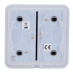 Panel táctil para interruptor Lightcore simple o conmutable. LightSwitch SoloButton Black. AJAX