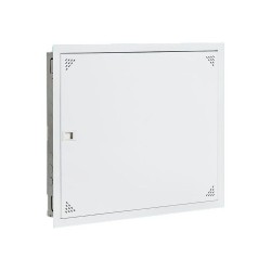 Armario de registro RTR (terminación de Red) para empotrar, 500x600x80, 1mm espesor, sin bisagras, con marco ajustable.