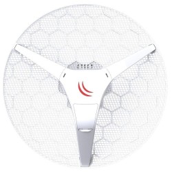 CPE exterior MikroTik LHG 5 - 5 GHz, 802.11a/n, antena 24.5 dBi, PoE, 100 Mbps - RBLHG-5nD