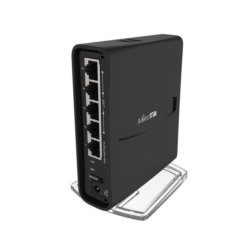 Routerboard HAP AC2 - WIFI AC 2.4/5Ghz, 27dBm, 4 Cores, 716Mhz, 128Mb RAM, x5 Gb, Level 4