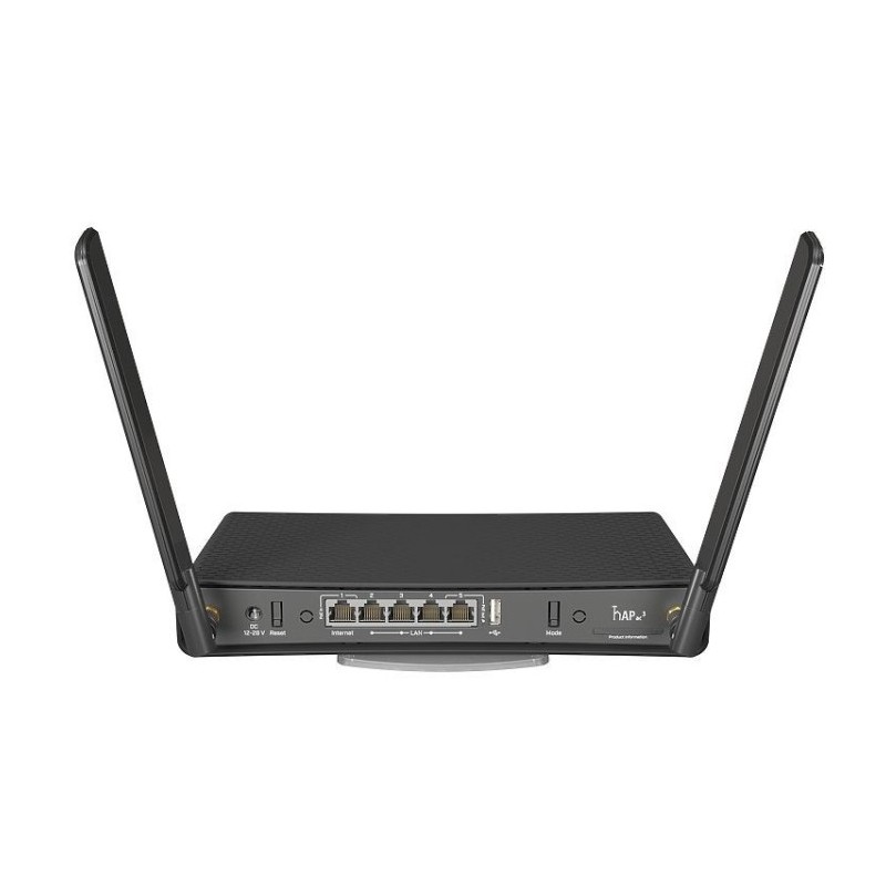 Routerboard HAP AC 3 WIFI AC 2.4/5Ghz, 27dBm (500mW),4 Cores, 716Mhz, 256Mb RAM, x5 Gb, x1 USB. RouterOS, Level 4