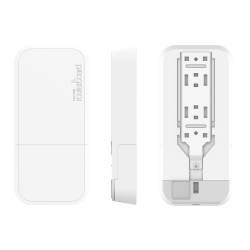 CPE inalámbrico MikroTik wAP 60G - 60 GHz, 802.11ad, beamforming 60°, PoE, Gigabit - wAP 60G