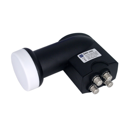LNB Quad EKSELANS DRO 40G - 4 salidas, filtro 4G, ganancia 63 dB, ruido 0.2 dB, LO dual
