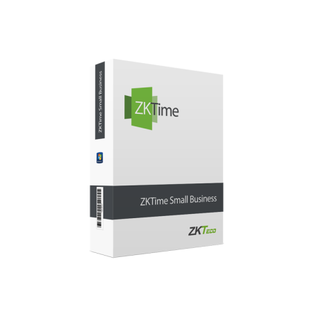Software control de presencia ZKTeco ZK-TIME-SB-50 - 50 empleados, TCP/IP, Wi-Fi, reportes, RRHH